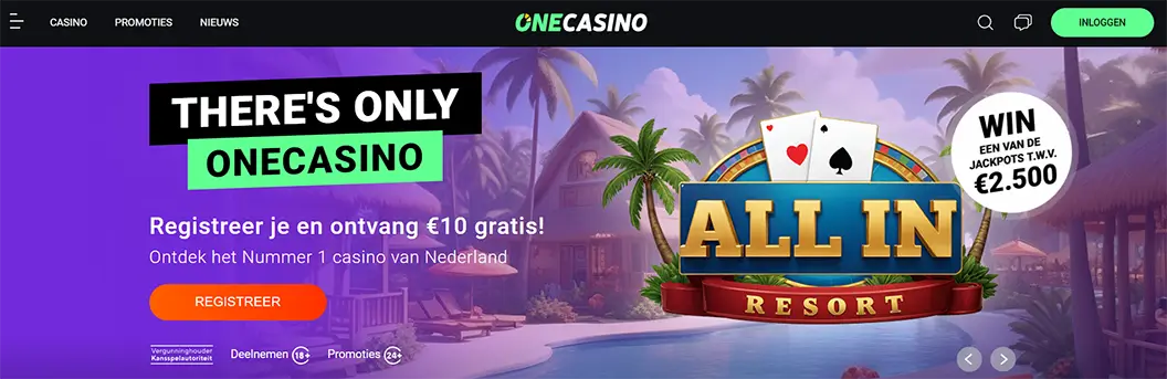 One Casino 10 Euro Gratis