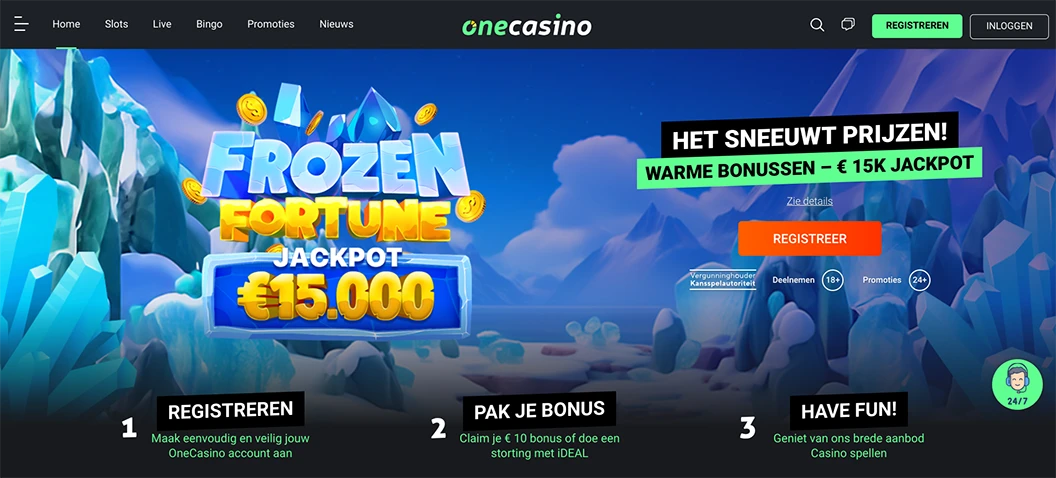 One Casino Registratie